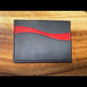 Handmade Leather Card Wallet. Made in Hawaii!